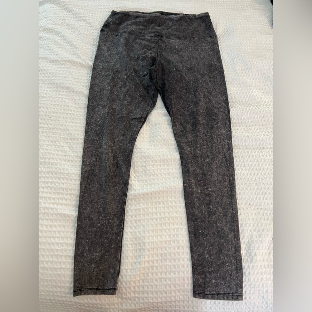 1 LG MARBLED LEGGINGS TIGHT VERY SHAPING
